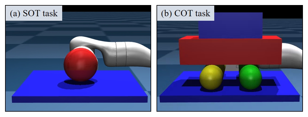 SOT and COT Tasks